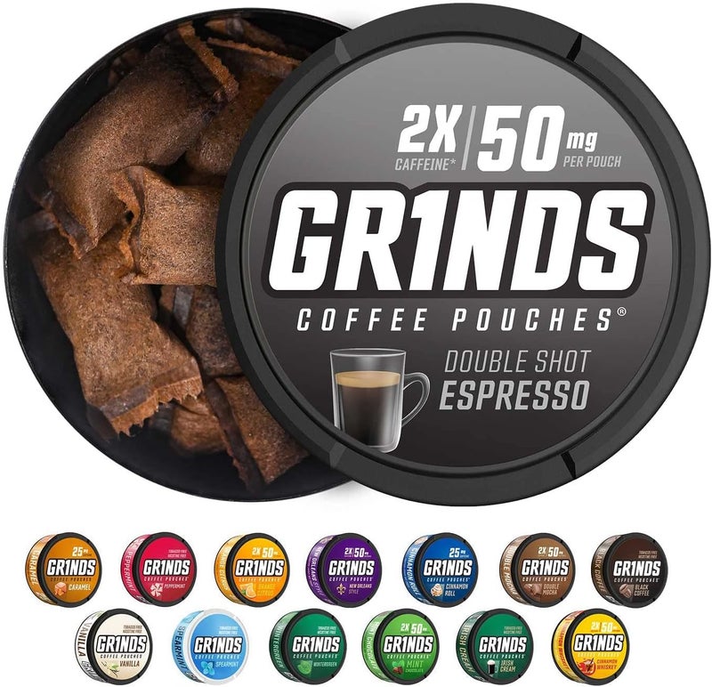 GRINDS Double Shot Espresso Coffee Pouches - Image 2